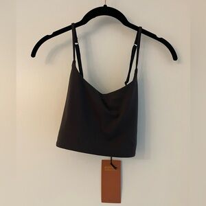 Girlfriend Collective Juliet Strappy Bra - Shadow (XL)